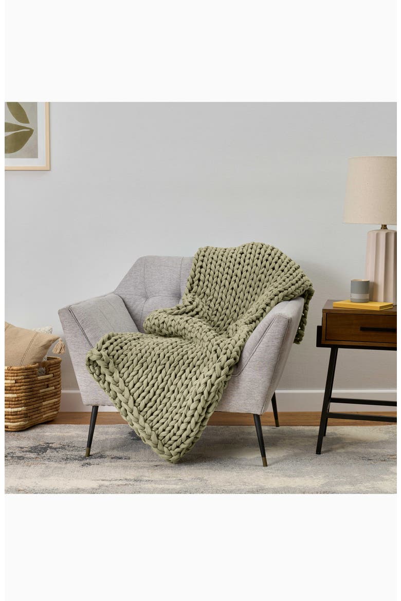 Tencel™ & Cotton Weighted Blanket, Alternate, color, SAGE