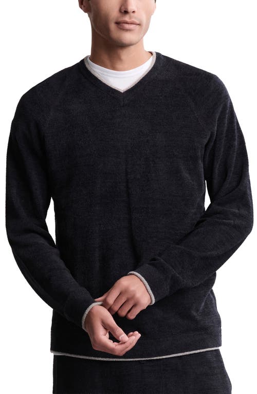Barefoot Dreams Cozychic Ultra Lite® V-neck Sweater In Black