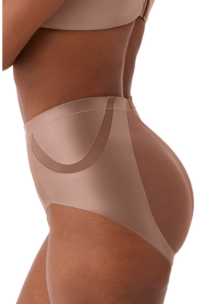 SPANXshape™ Booty Lifting Briefs, Alternate, color, CAFE AU LAIT