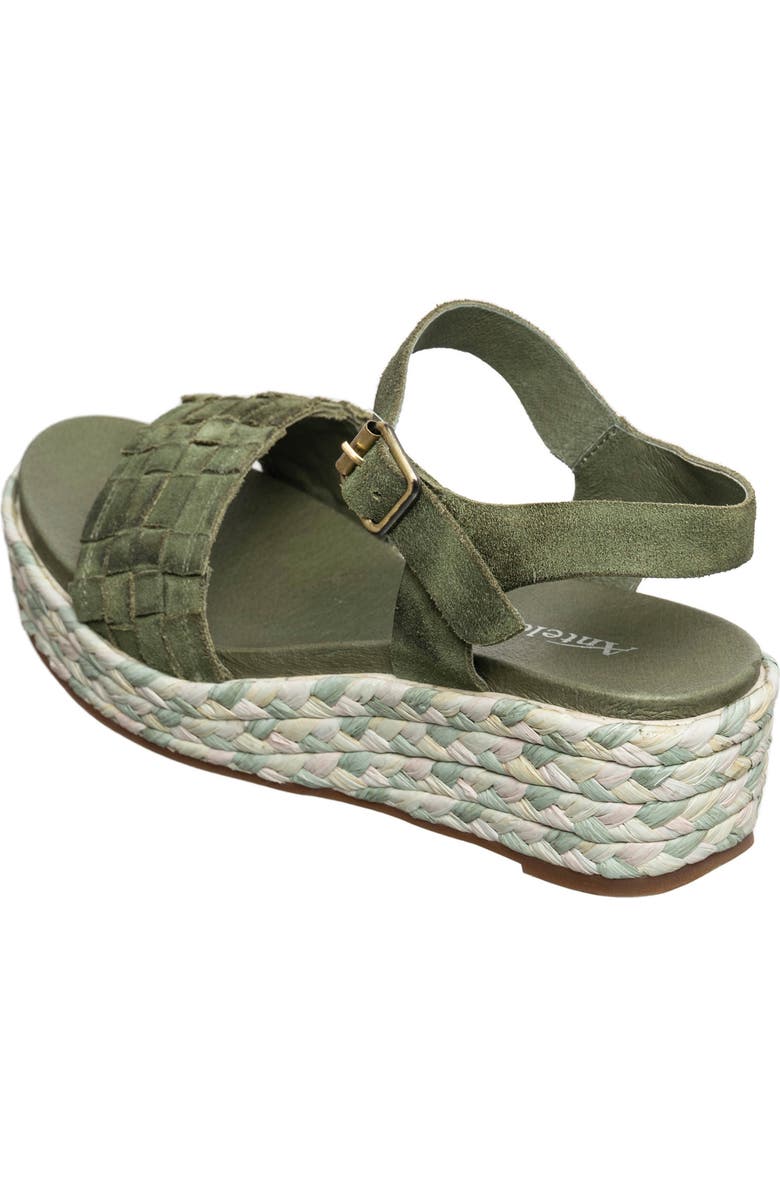 ANTELOPE Harlow Wedge Sandal, Alternate, color, Emerald