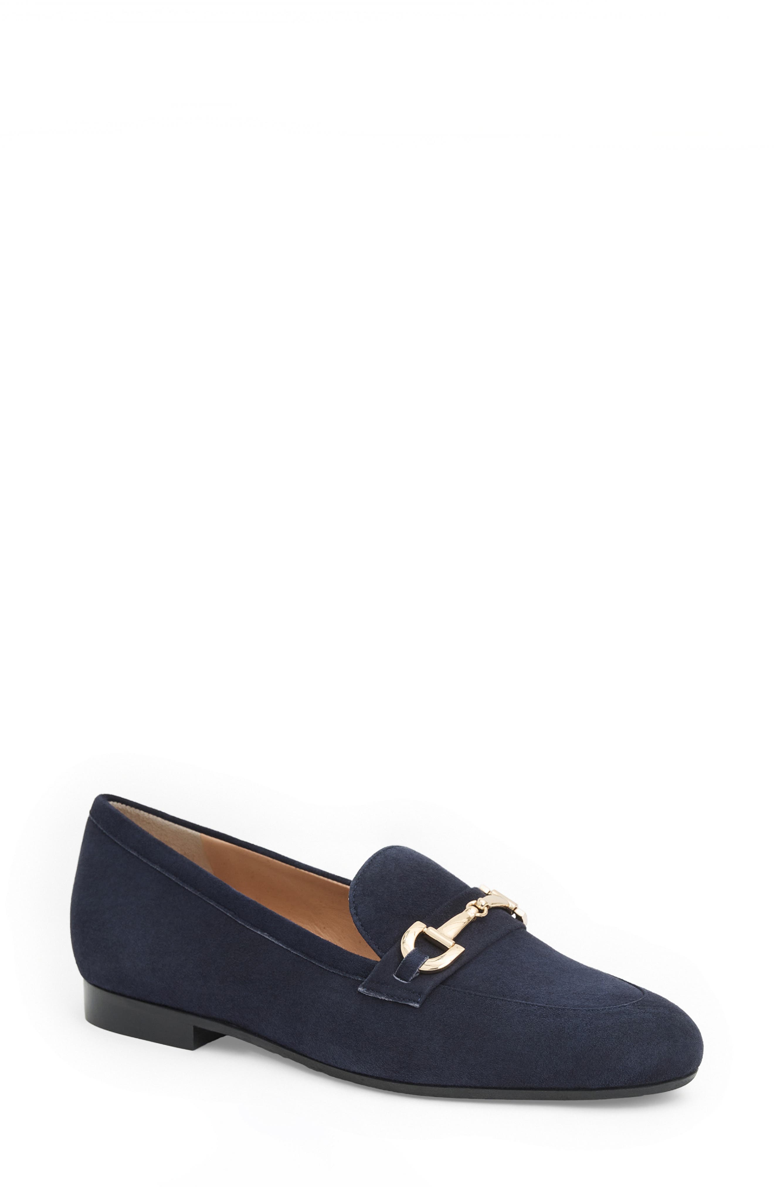 Lumera Bit Loafer, Main, color, NAVY SUEDE