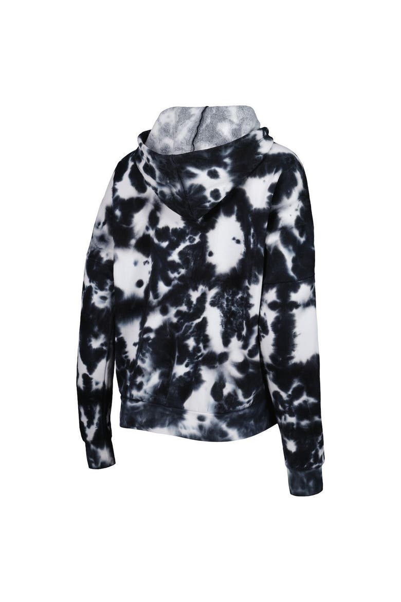 Women's New Era Black Kansas City Chiefs Cloud Dye Fleece Pullover Hoodie, Alternate, color, Black
