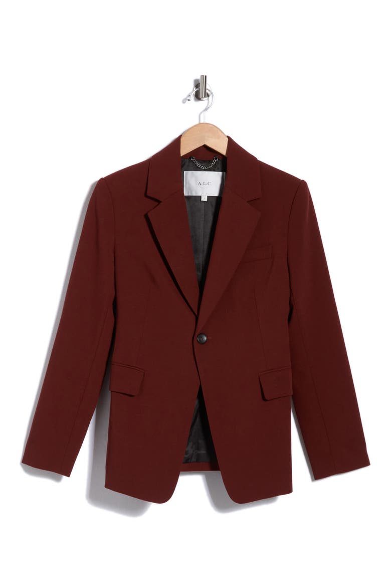 Elza Structured Jacket, Main, color, RUST