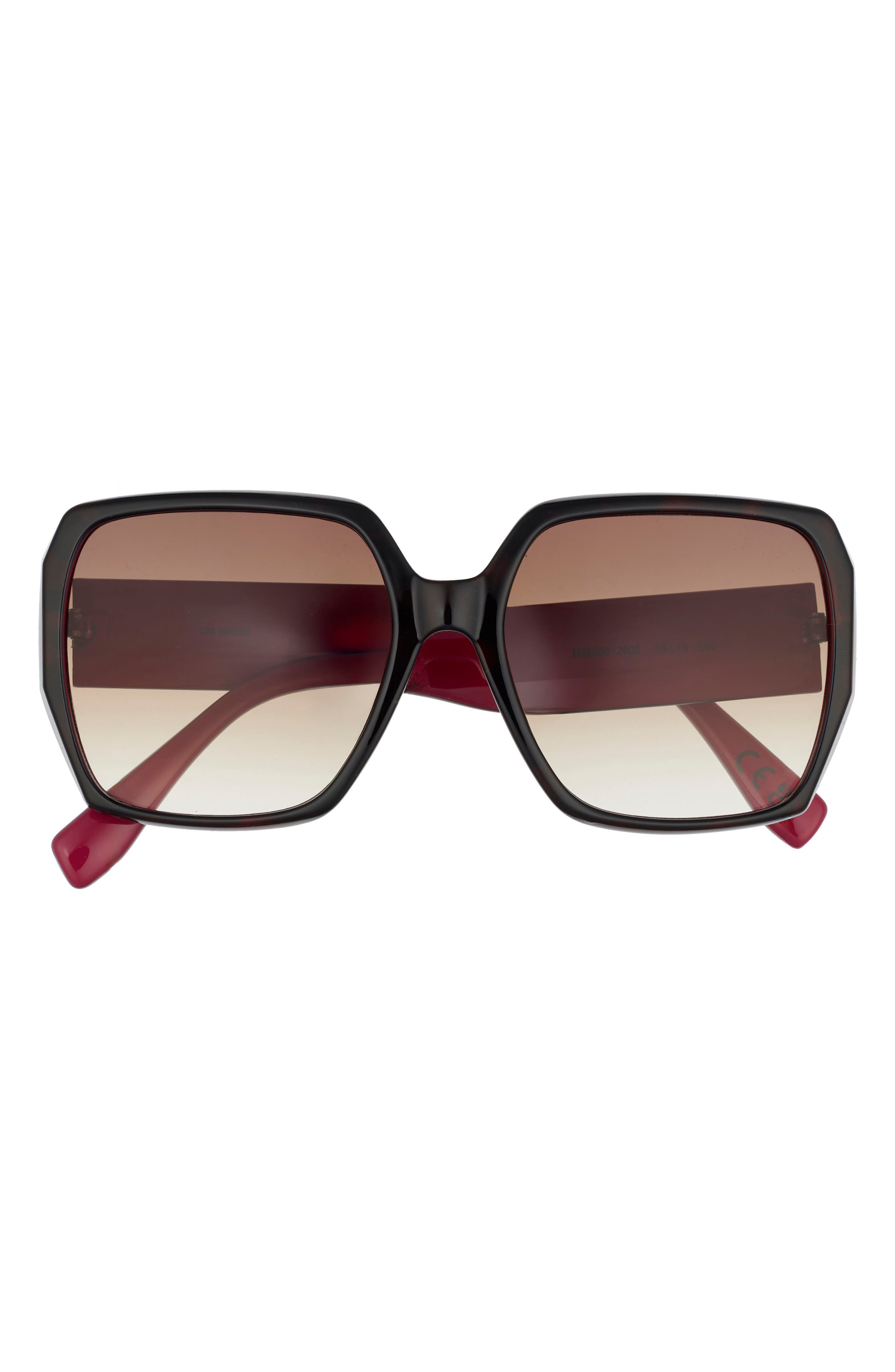 LM104 59mm Gradient Square Sunglasses
