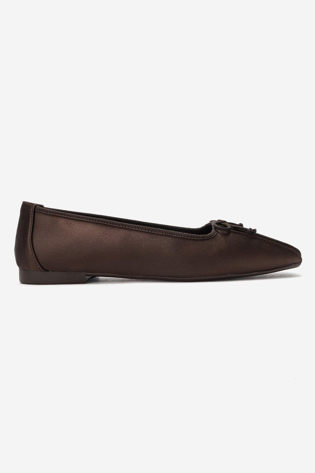 Alia Bow Ballet Flat, Alternate, color, Brown