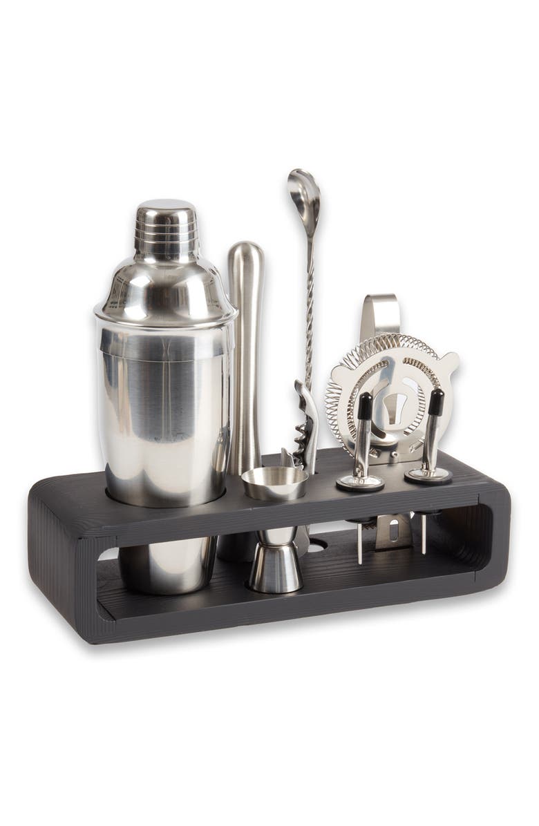 Bey-Berk 9-Piece Bar Set, Alternate, color, Multi