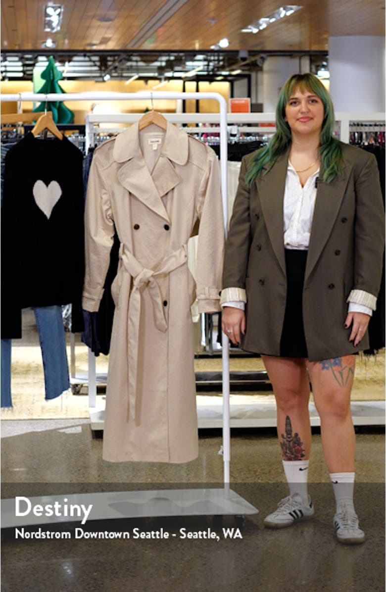 Belted Trench Coat, sales video thumbnail