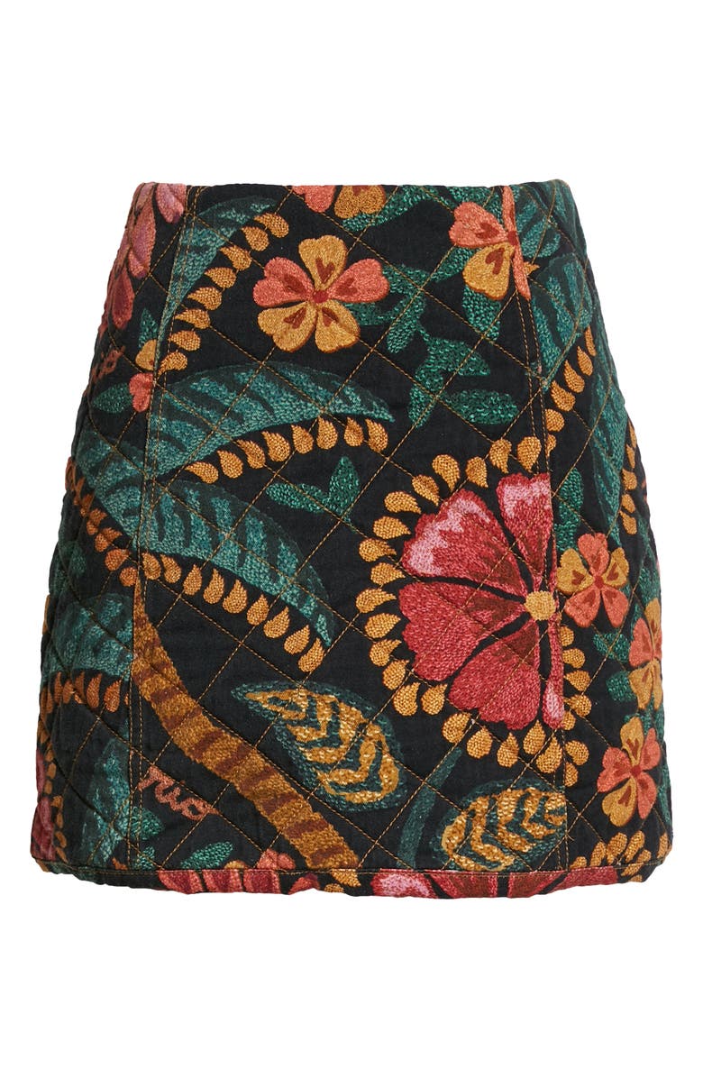 FARM Rio Brazilian Palm Cotton Skirt, Alternate, color,