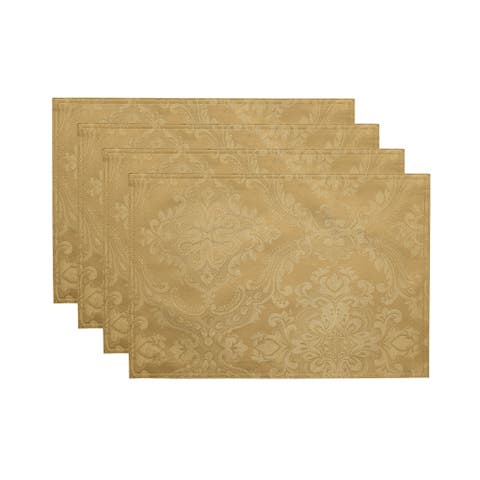 Caiden Elegance Damask Placemat, Set Of 4
