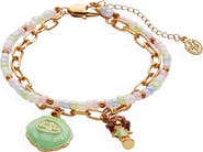Alex and Ani Polly Pocket 2 Row Charm Bracelet