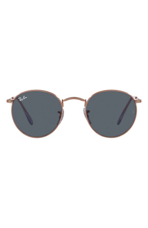 Icons 50mm Round Metal Sunglasses