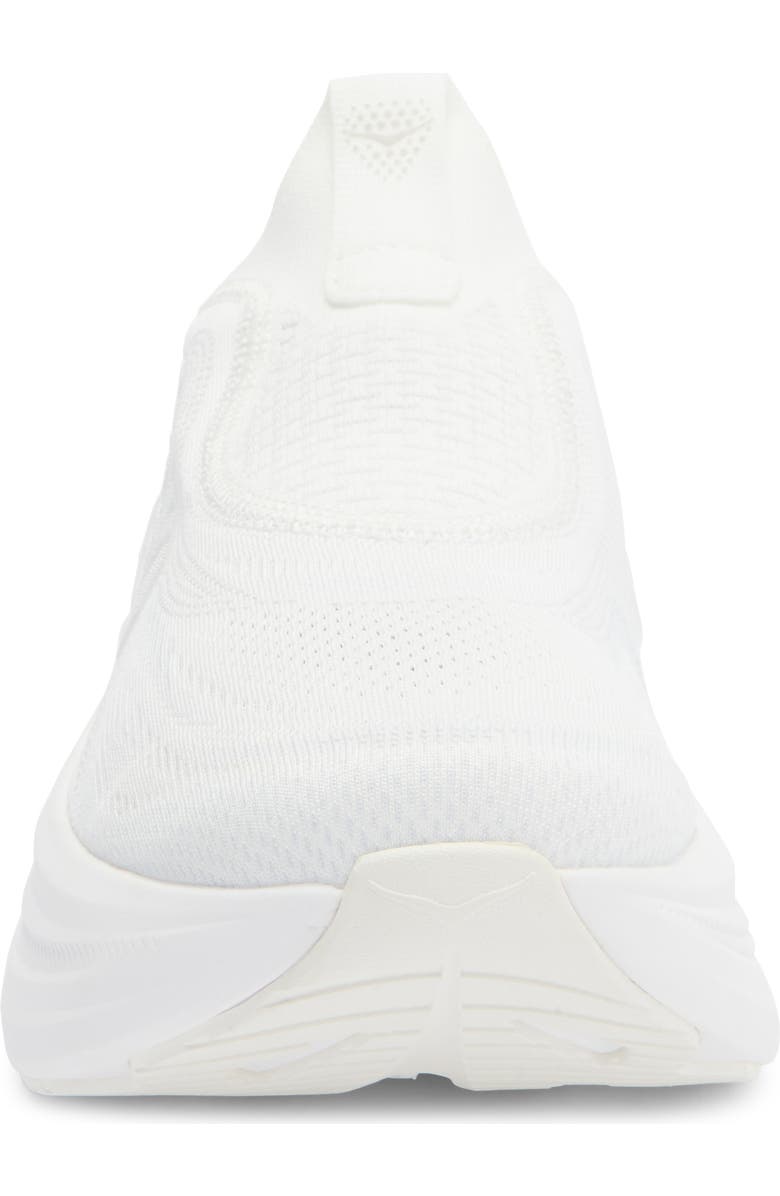 HOKA Skyward Laceless Recovery Sneaker, Alternate, color, White / White