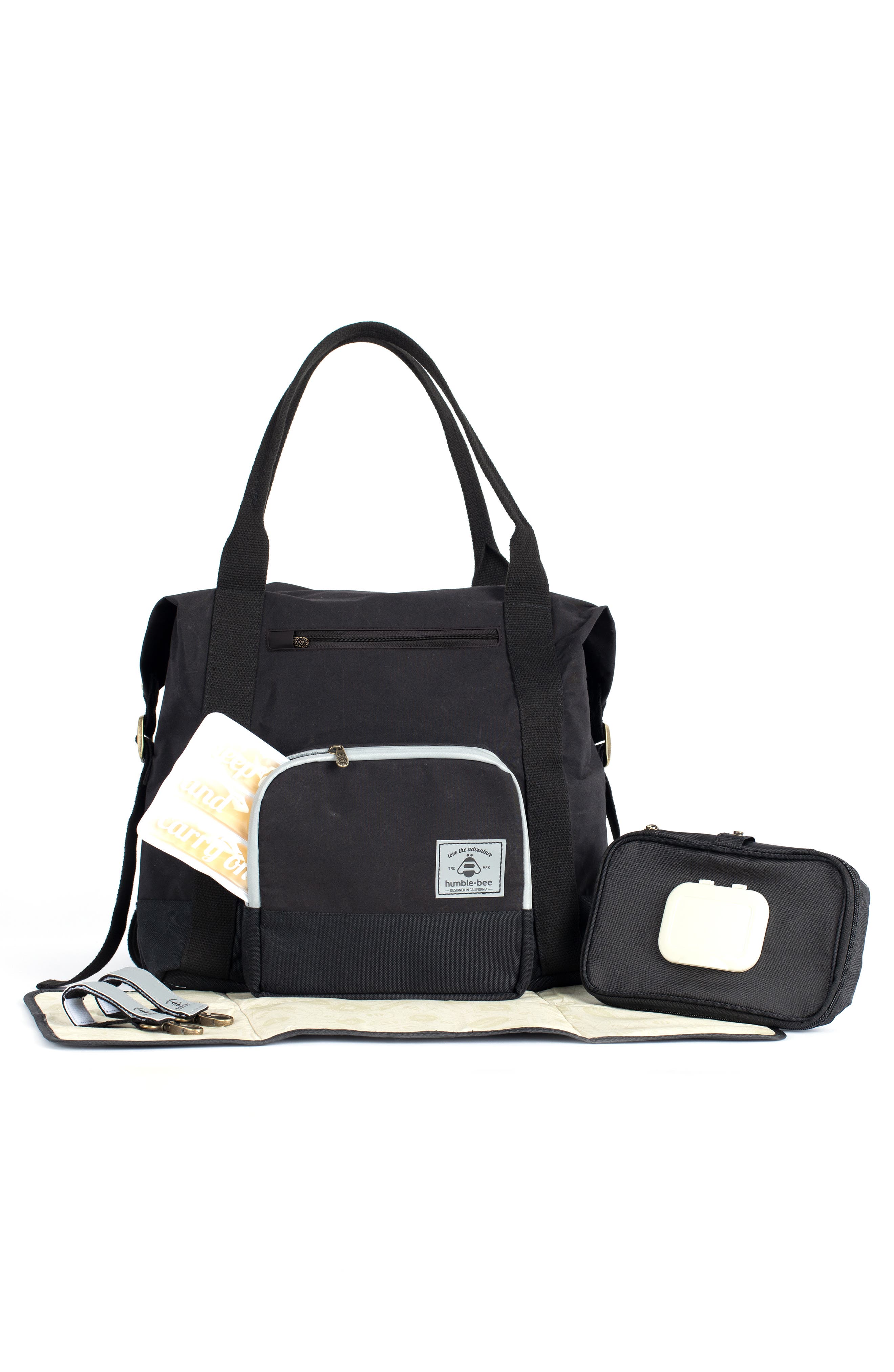 Humble-Bee All Heart Convertible Diaper Bag, Alternate, color, 