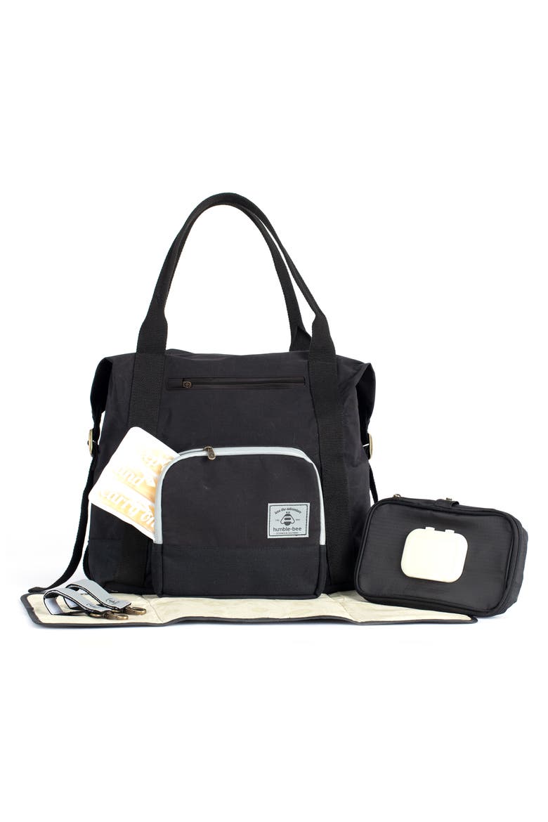 All Heart Convertible Diaper Bag, Alternate, color, ONYX