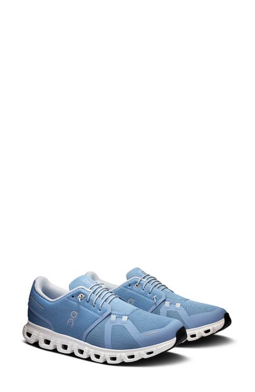 On Cloud 6 Sneakers In Chambray/white