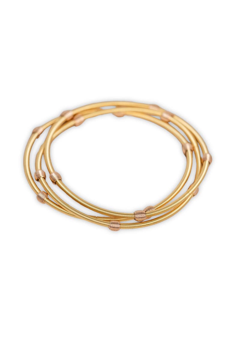Gold Beaded Dia Bracelets, Main, color, Gold/Rose