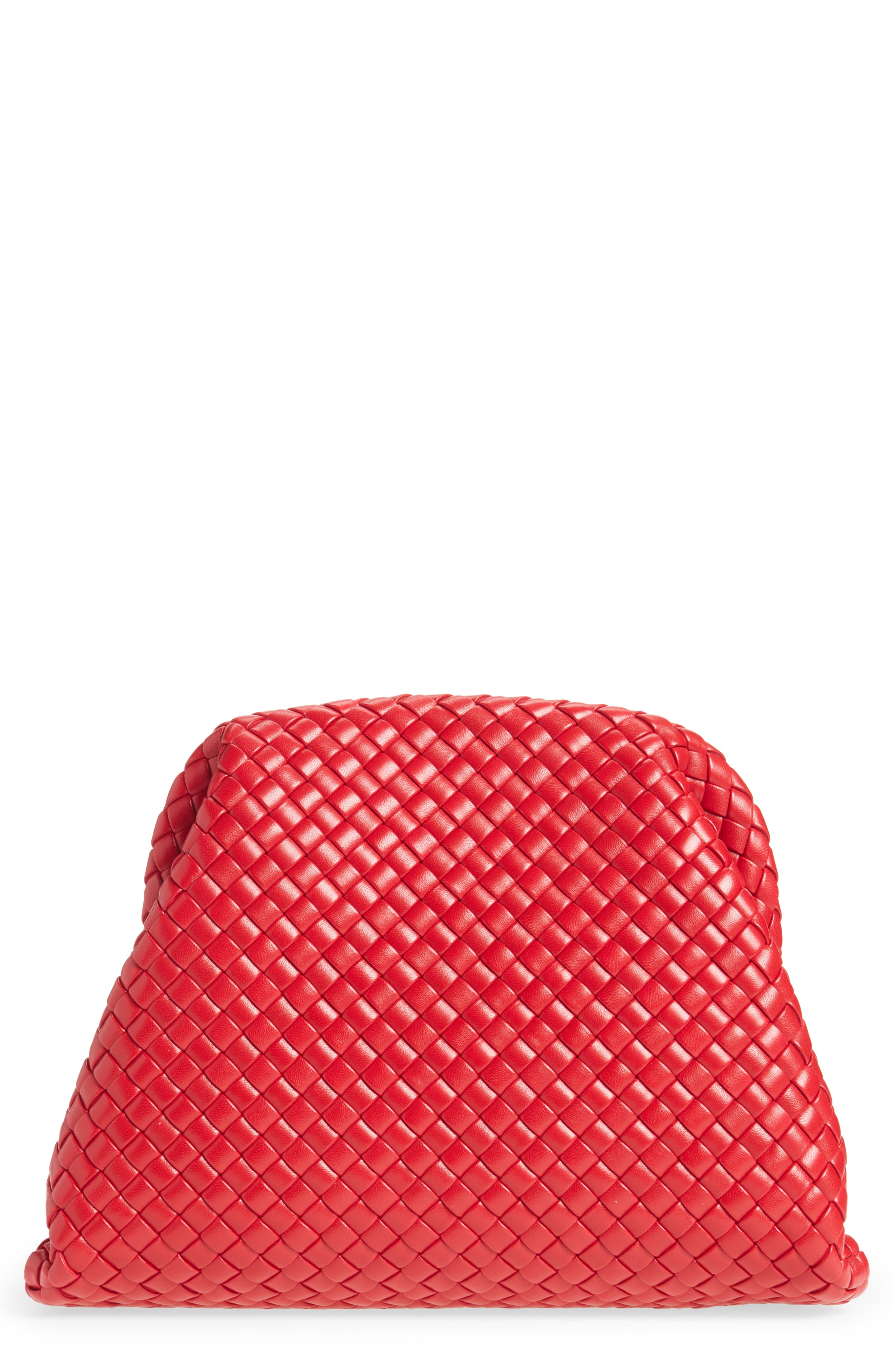 Bottega Veneta The Pouch Padded Intrecciato Leather Clutch, Main, color, 
