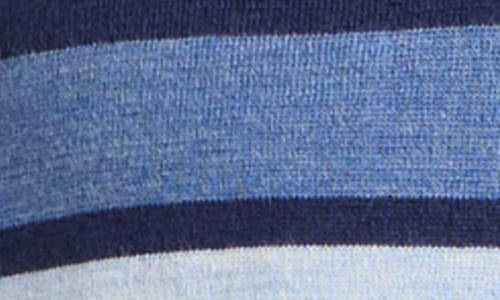 Ted Baker Intarsia Merino Wool Blend Sweater Polo In Blue
