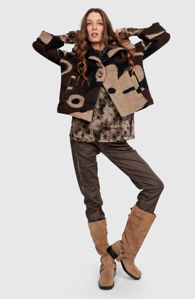 Alembika Boogie Cozy Jacket, Alternate, color, Floral