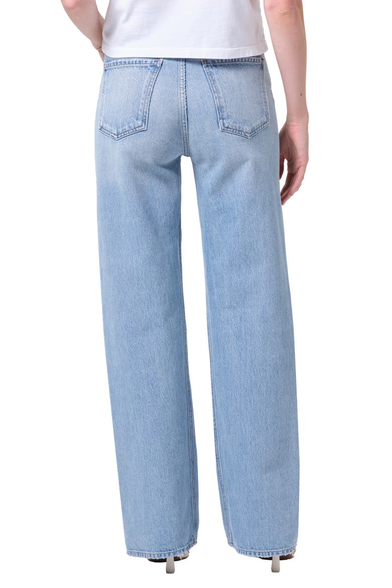 Ren High Waist Wide Leg Jeans, Alternate, color, ORTEN MED INDIGO