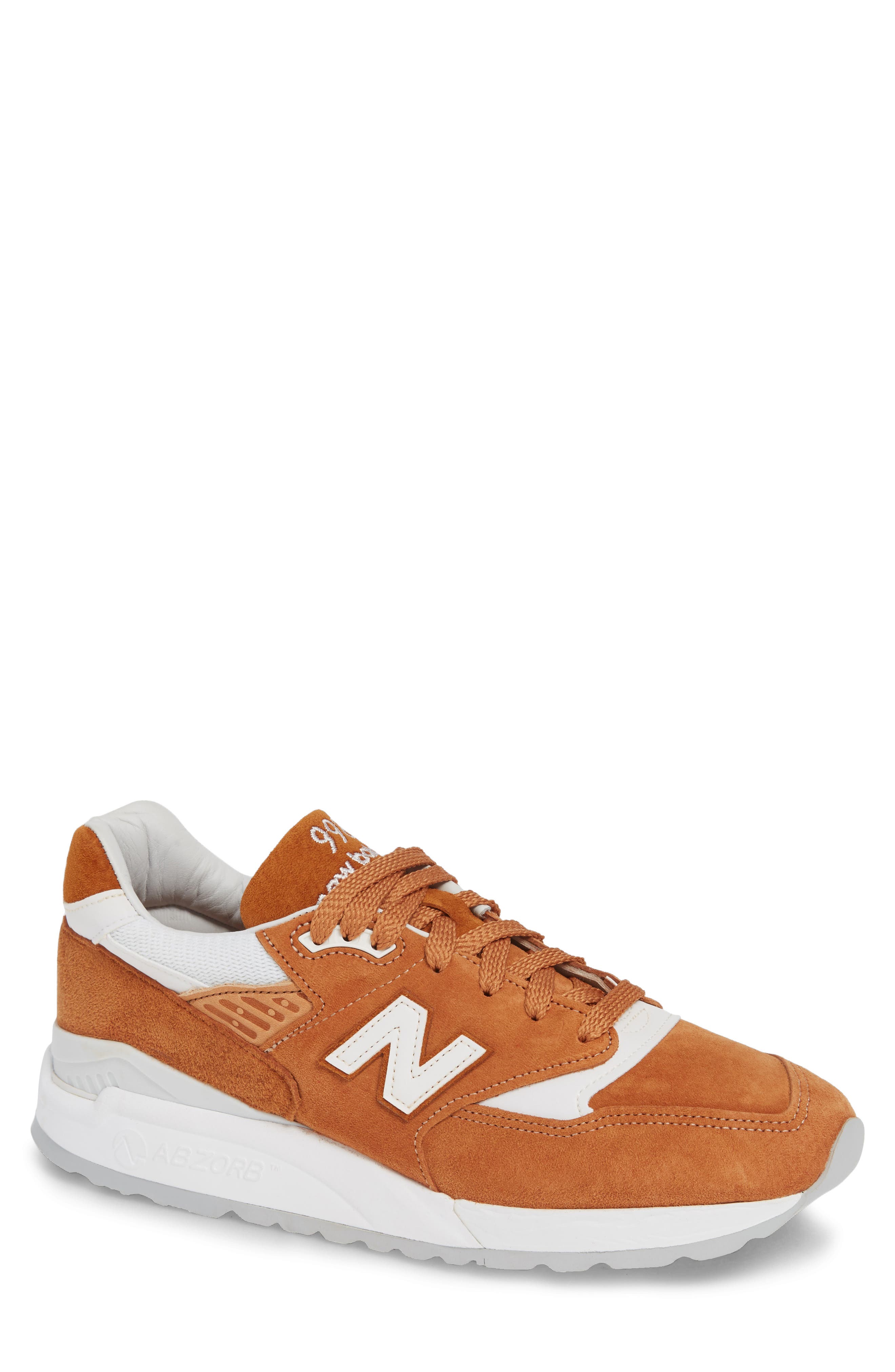 New Balance 998 Sneaker, Main, color, 