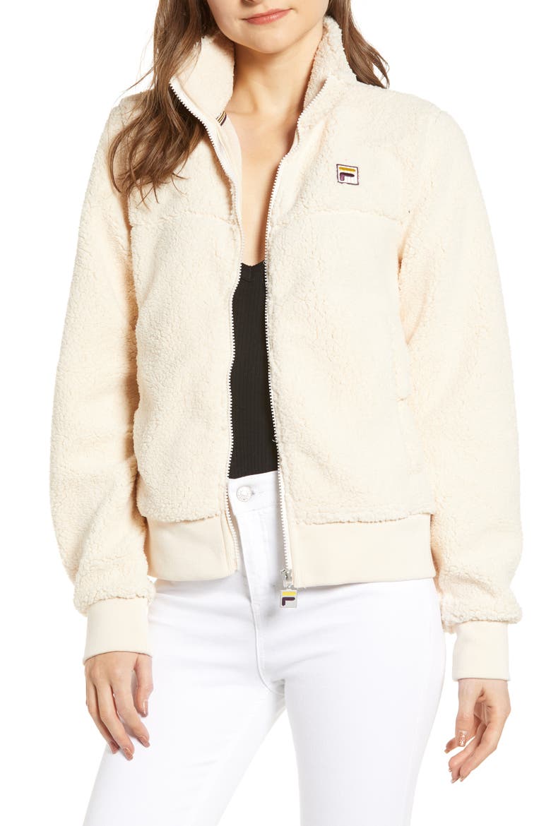 Islae Fleece Jacket, Main, color, ECRU