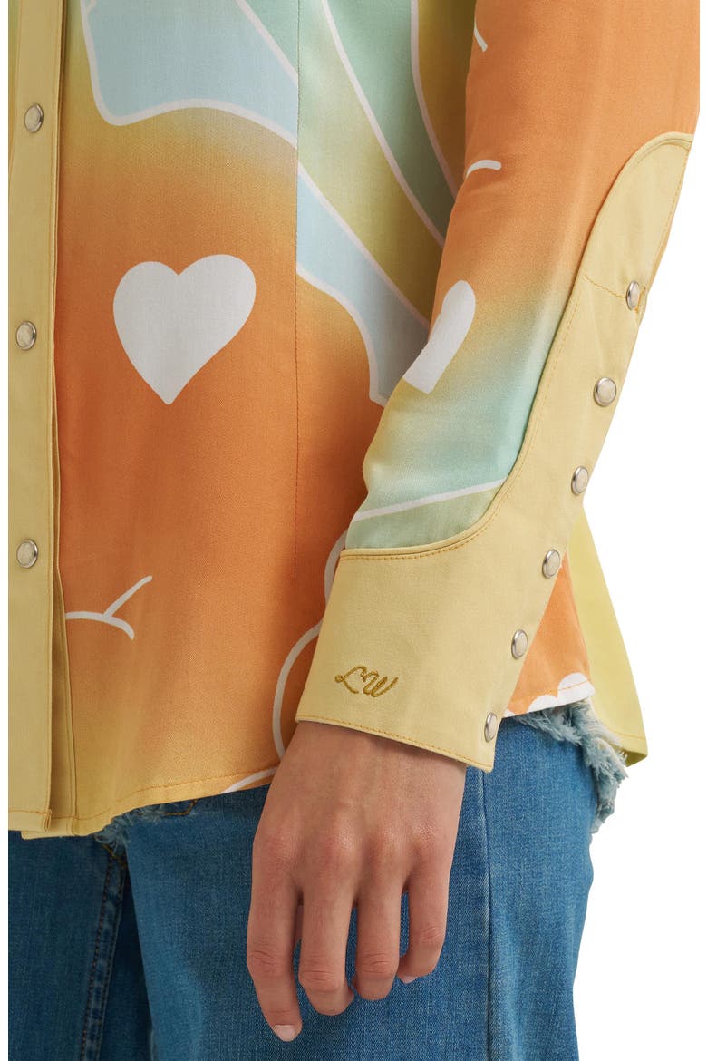 Printed Western Shirt, Alternate, color, RAINBOW PRINT