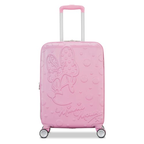 American Tourister Disney Hardside Carry-on 21-inch Luggage With Spinner Wheels In Pink