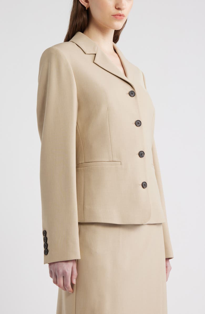Nordstrom Slim Fit Blazer, Alternate, color, Beige Humus