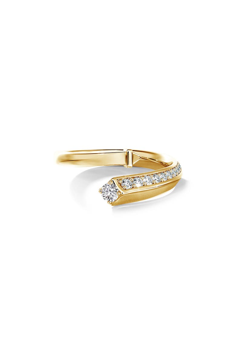 Avaanti™ Pavé Diamond Ring, Alternate, color, YELLOW GOLD