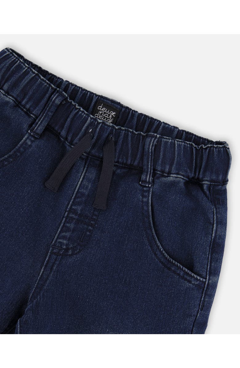 Deux par Deux French Terry Jogger Pants, Alternate, color, Blue Denim