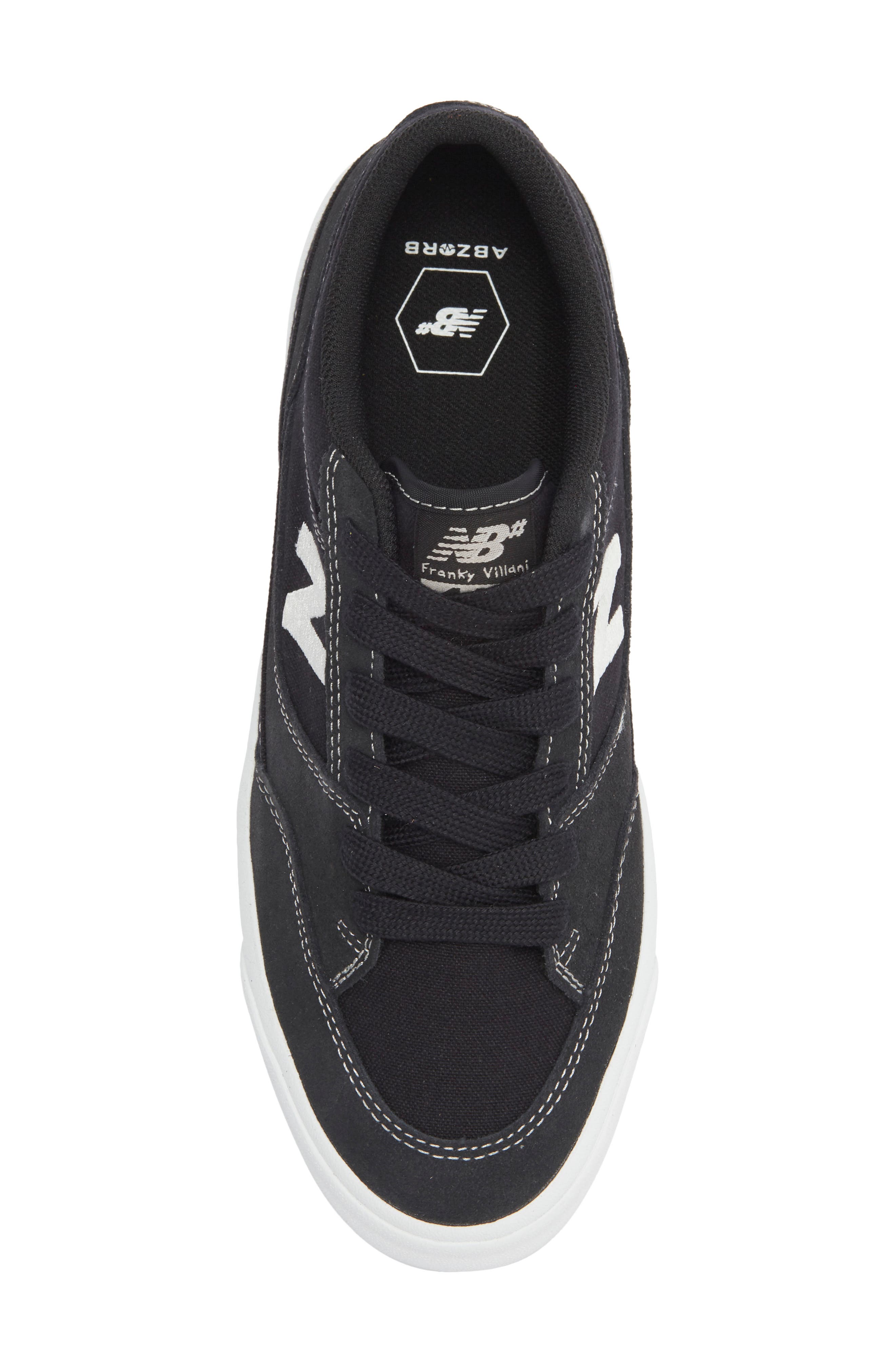 New Balance 417 Low Top Sneaker, Alternate, color, Black/ White