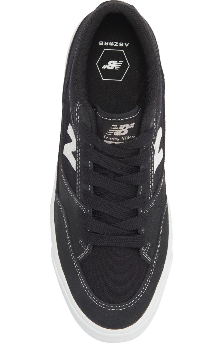 New Balance 417 Low Top Sneaker, Alternate, color, Black/ White