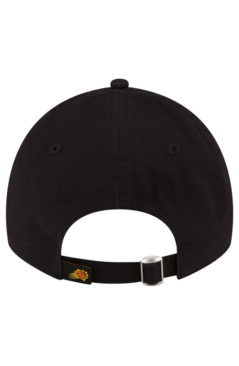 New Era Men's New Era Black Phoenix Suns Team 2.0 9TWENTY Adjustable Hat, Alternate, color, Black