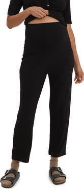 Nom Maternity Camilla Over-the-Belly Ribbed Maternity Pants
