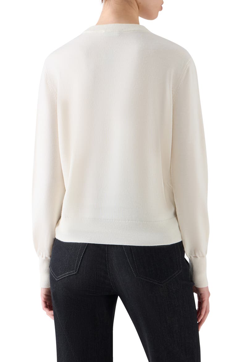 Cool Wool Relaxed Sweater, Alternate, color, CREAM