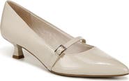LifeStride Madelyn Mary Jane Pointed Toe Kitten Heel Pump