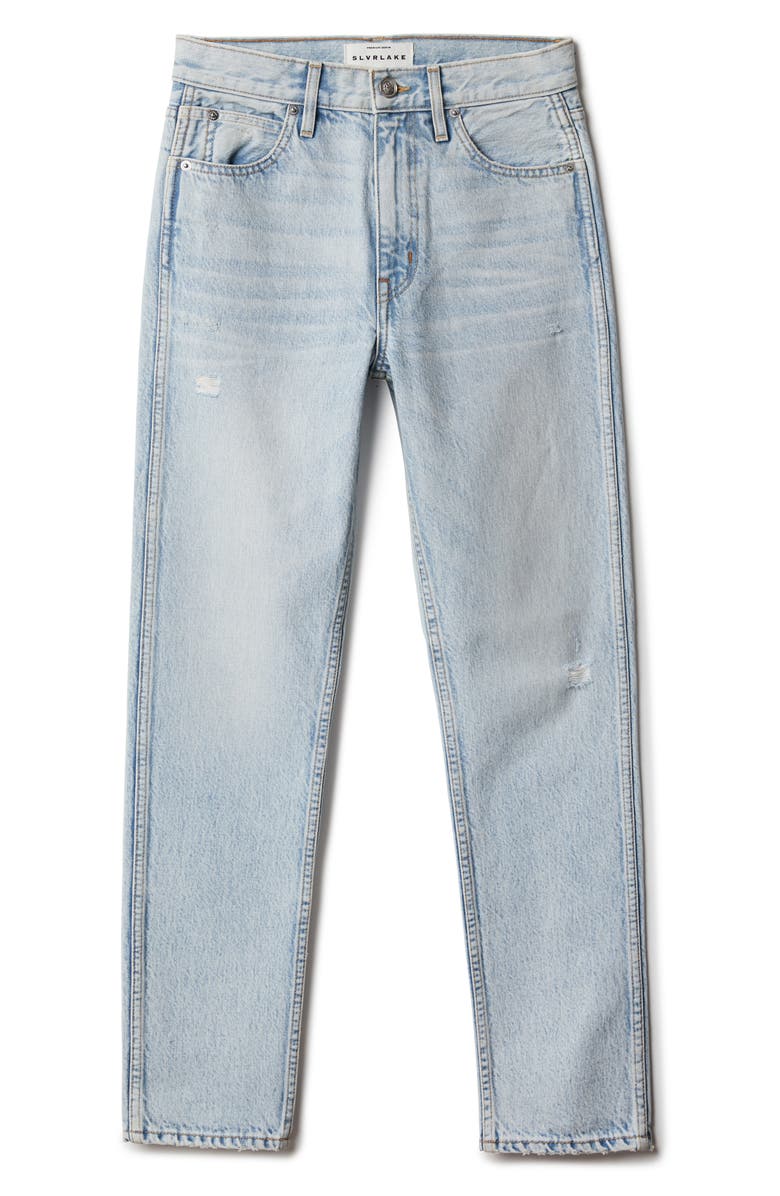 SLVRLAKE Virginia High Waist Cigarette Jeans, Alternate, color, 