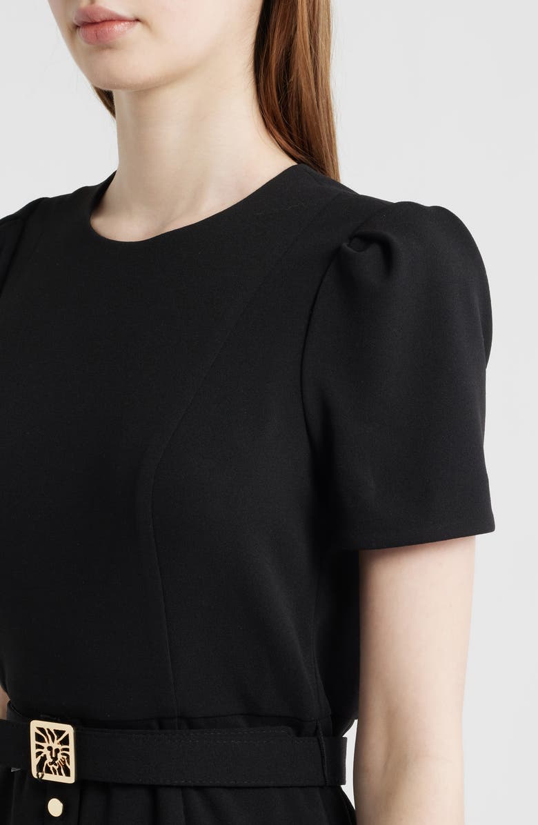 Anne Klein Belted Cool Crepe Sheath Dress, Alternate, color, 