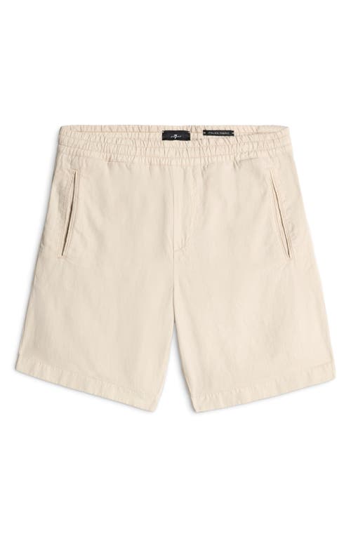 7 FOR ALL MANKIND 7 FOR ALL MANKIND PULL-ON COTTON BLEND SHORTS 