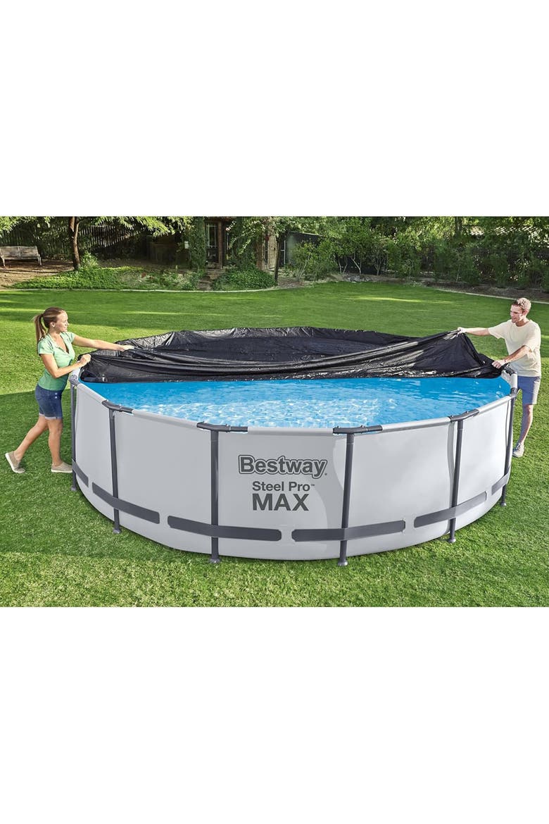 Round Pool Cover, Alternate, color, Multicolored