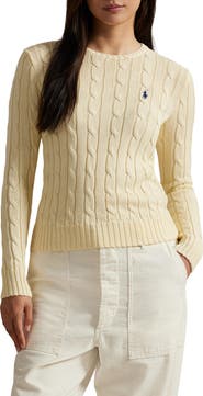 Polo Ralph Lauren Julianna Cotton Cable Sweater