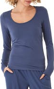 Threads 4 Thought Lucia Luxe Jersey Ruched Long Sleeve T-Shirt