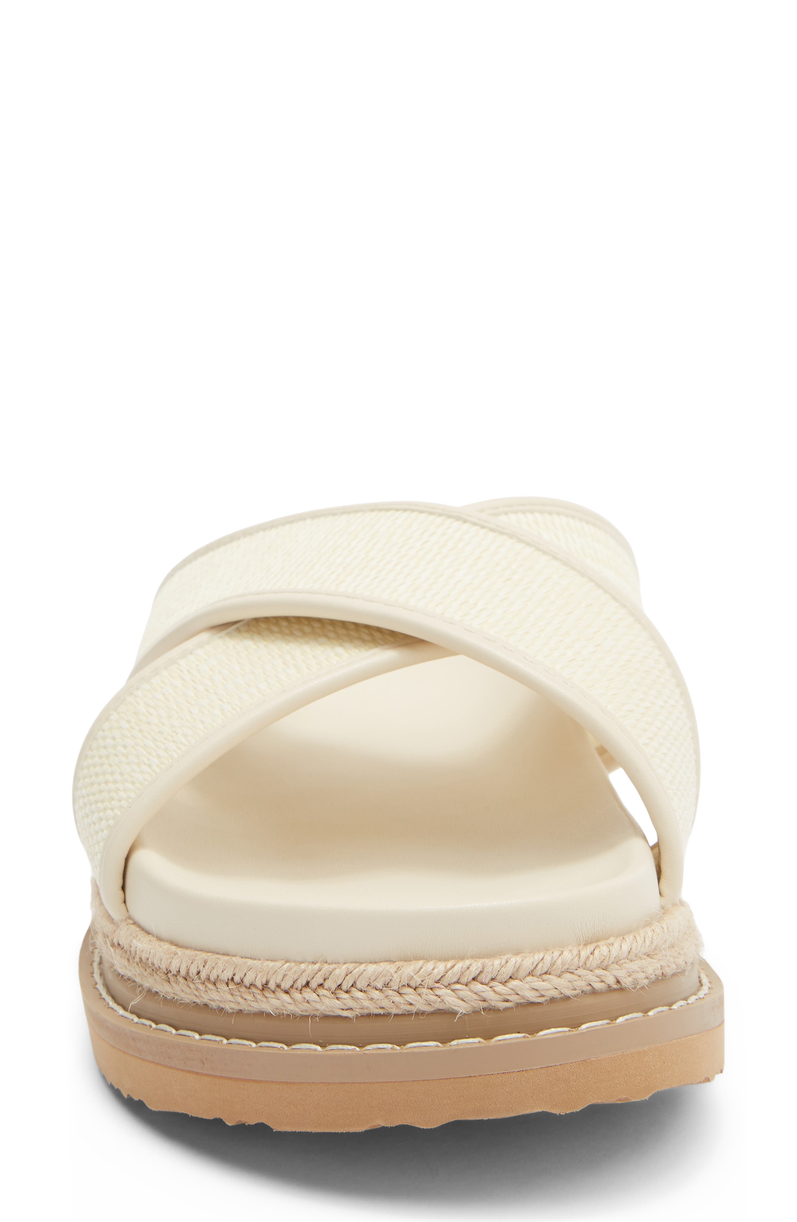 Billini Aysha Platform Sandal, Alternate, color, Cream Raffia