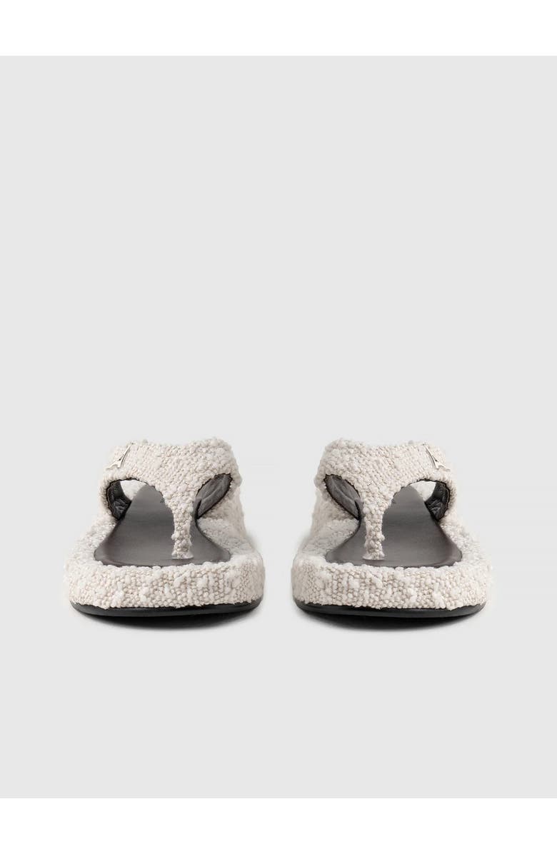 Manière De Voir Rosalie Boucle Flatform Sandals, Alternate, color, Off White/Brown