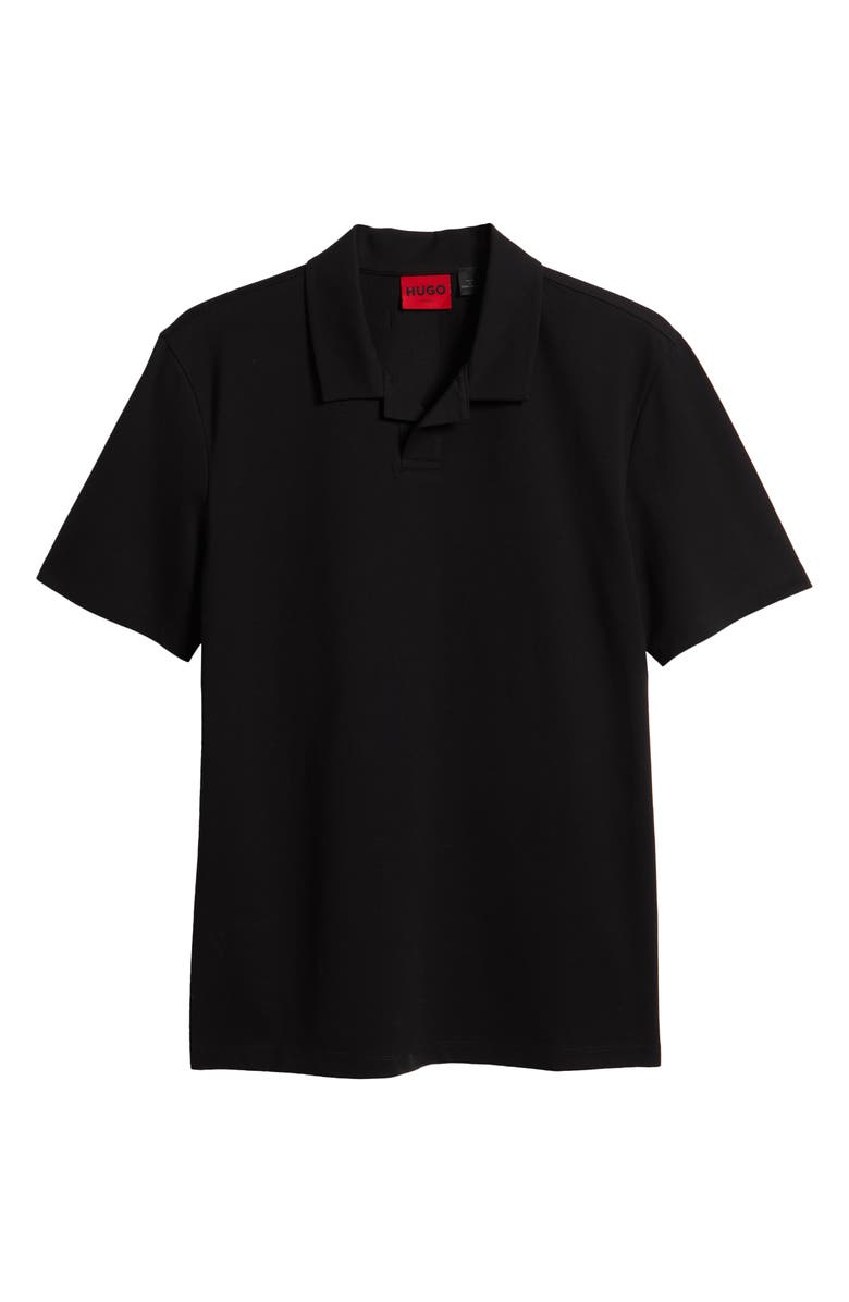 HUGO Dimerspolo Johnny Collar Piqué Polo, Alternate, color, Black