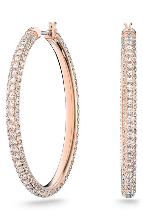 Dextera Pavé Hoop Earrings