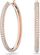 Swarovski Dextera Pavé Hoop Earrings