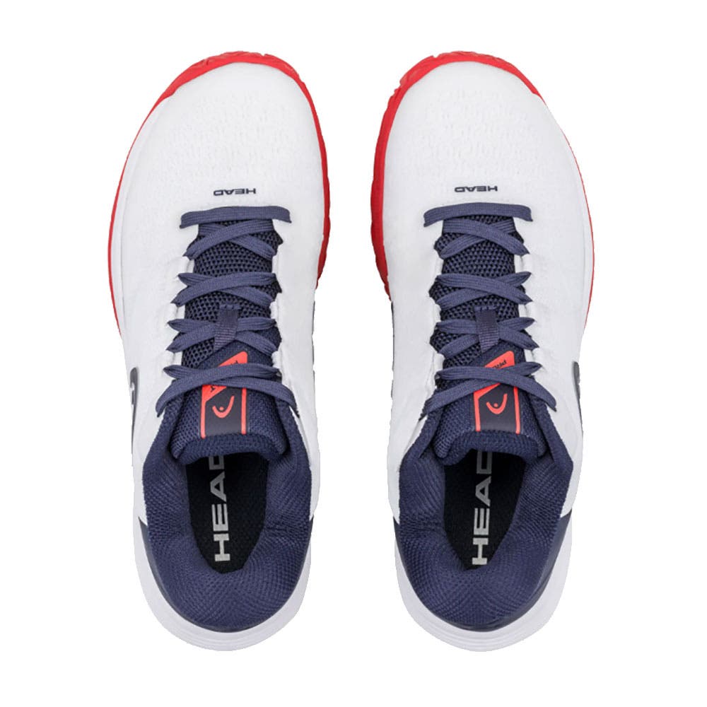 Revolt Pro 5.0 Junior Tennis Shoes, Alternate, color, White/Navy