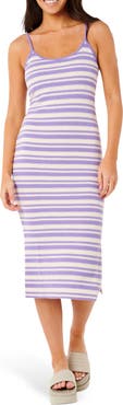 Rip Curl Bobbi Stripe Midi Dress